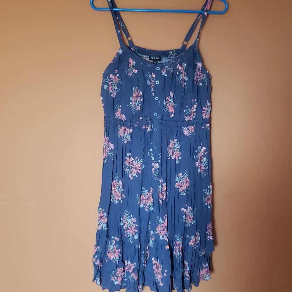 Torrid Brand Floral Print Dress
